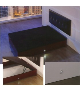 Iluminación Led para canapé de madera