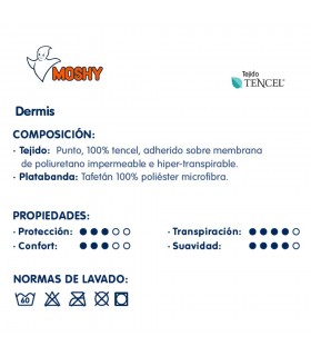 Cubrecolchón Moshy Dermis