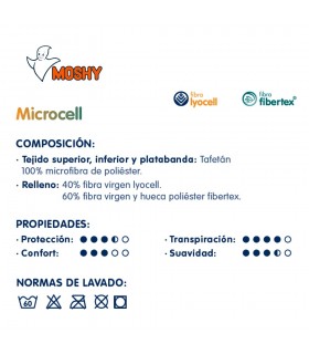 Cubrecolchón Moshy Microcell