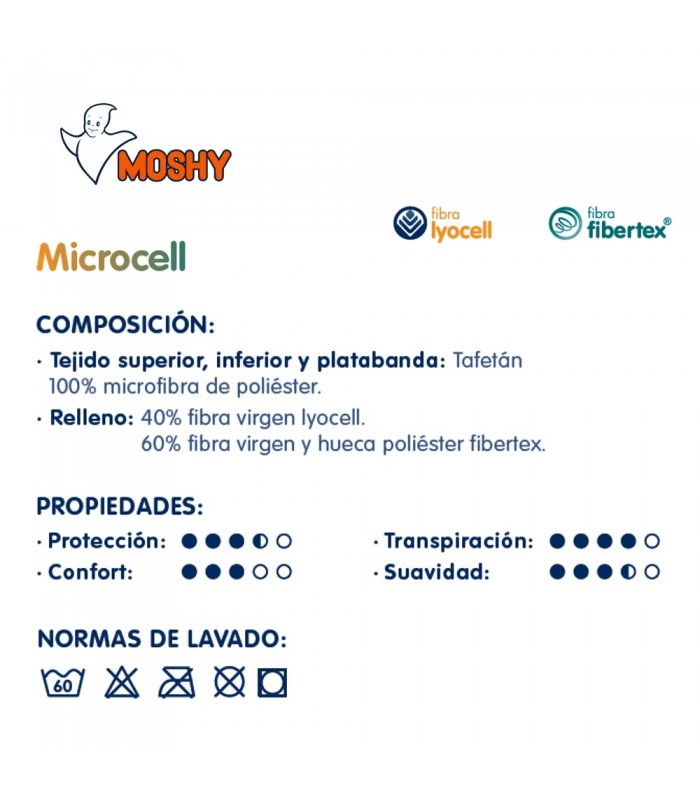 Cubrecolchón Moshy Microcell