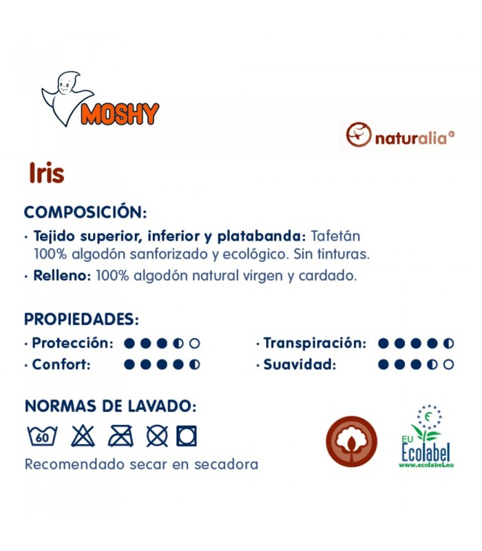 Cubrecolchón Moshy Iris