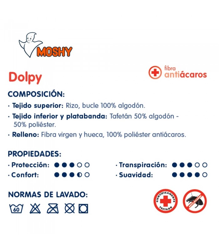Cubrecolchón Moshy Dolpy