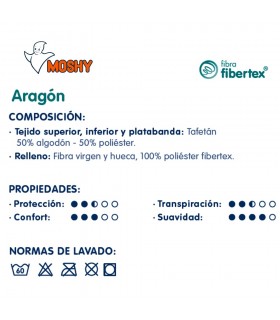 Cubrecolchón Moshy Aragón