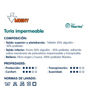 Cubrecolchón Moshy Turia Impermeable