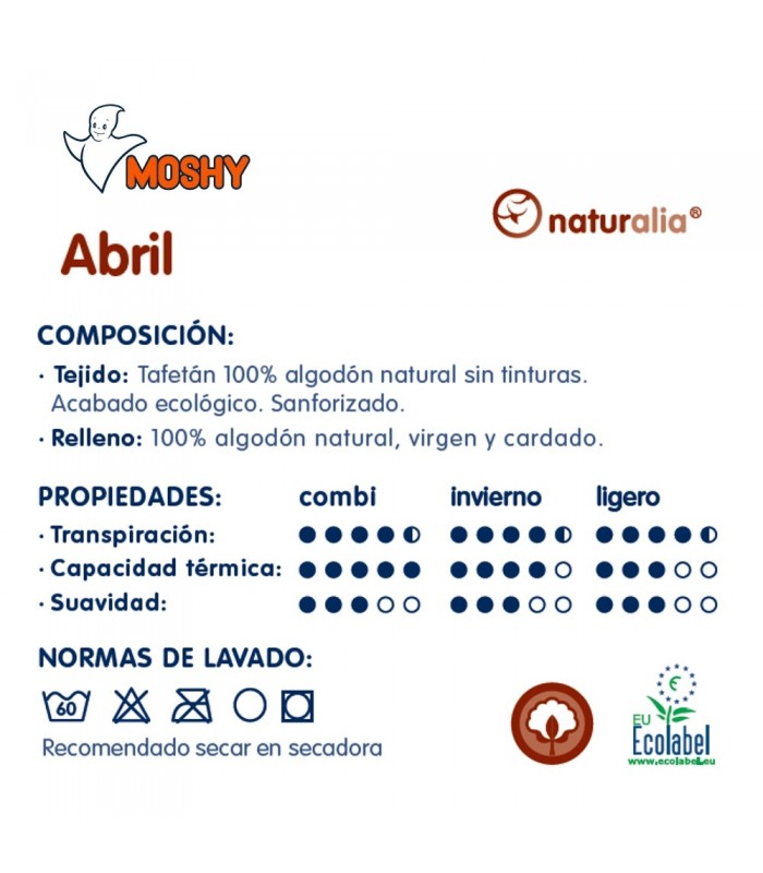 Edredón Nórdico Moshy Abril Combi