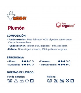 Almohada Moshy Plumón