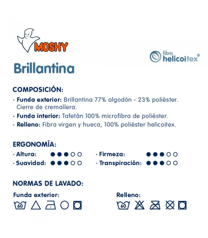 Almohada Moshy Brillantina