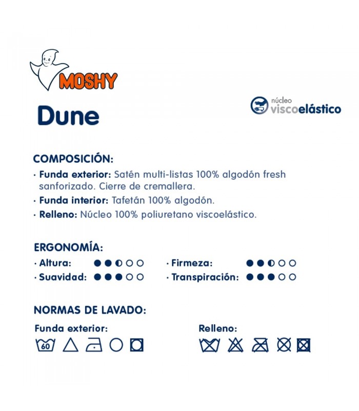 Almohada Moshy Dune