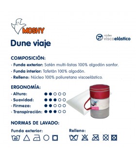 Almohada Moshy Dune Viaje