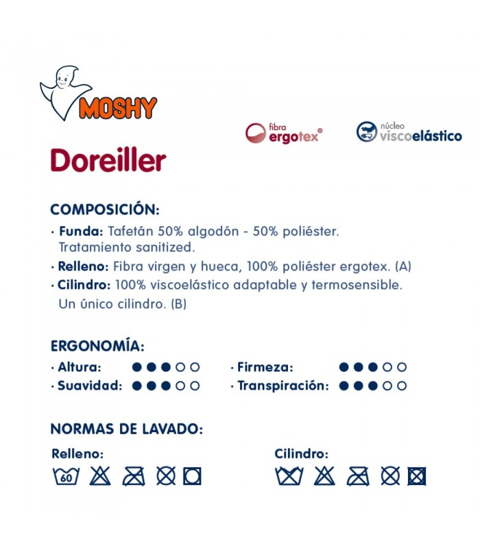 Almohada Moshy Doreiller