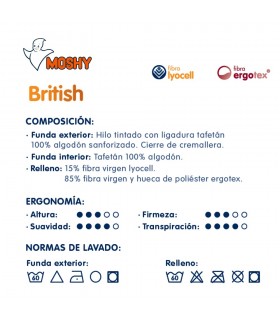 Almohada Moshy British