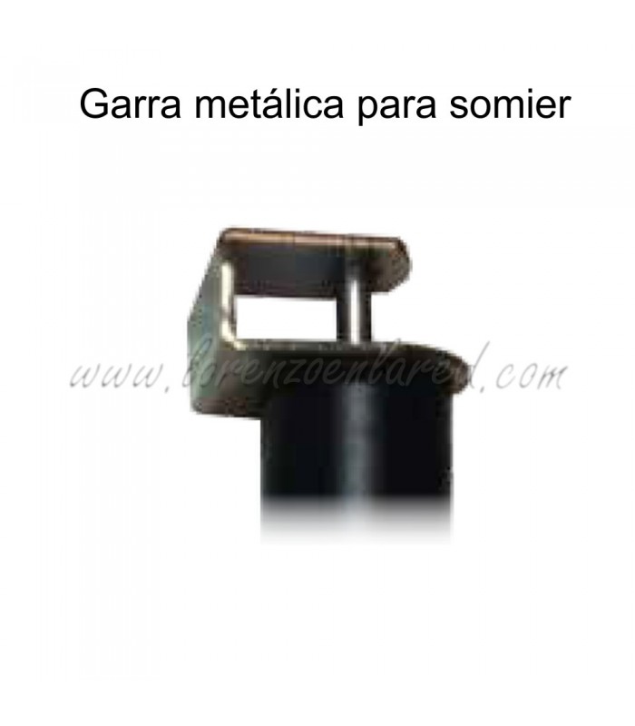 Garra metálica para somier