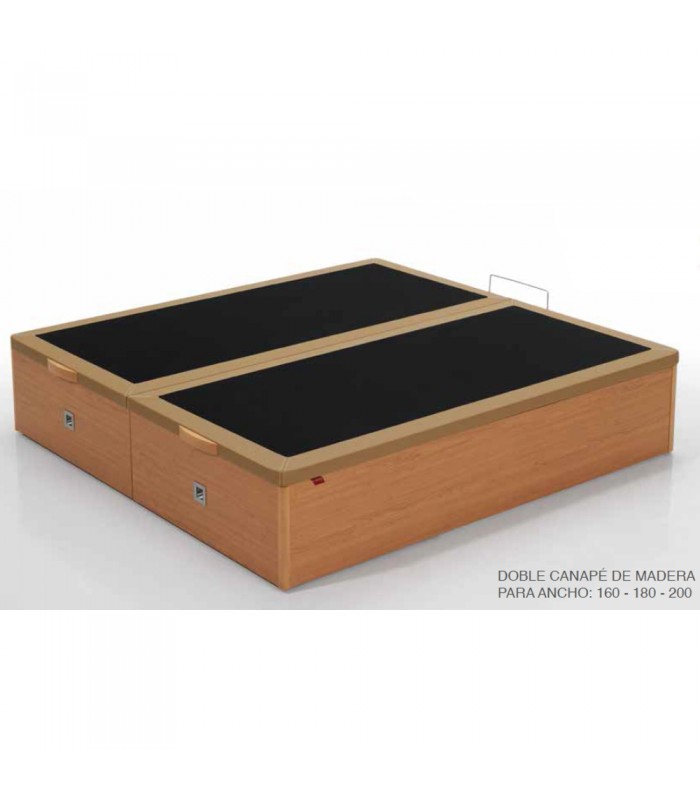 Canapé Ivan doble con opción de tapa perfilada