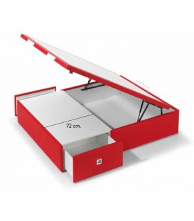 Canapé Camila de Hernaval con cajones laterales