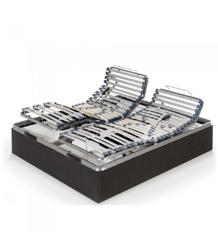 Canapé Olga de Hernaval abatible con somier articulado eléctrico