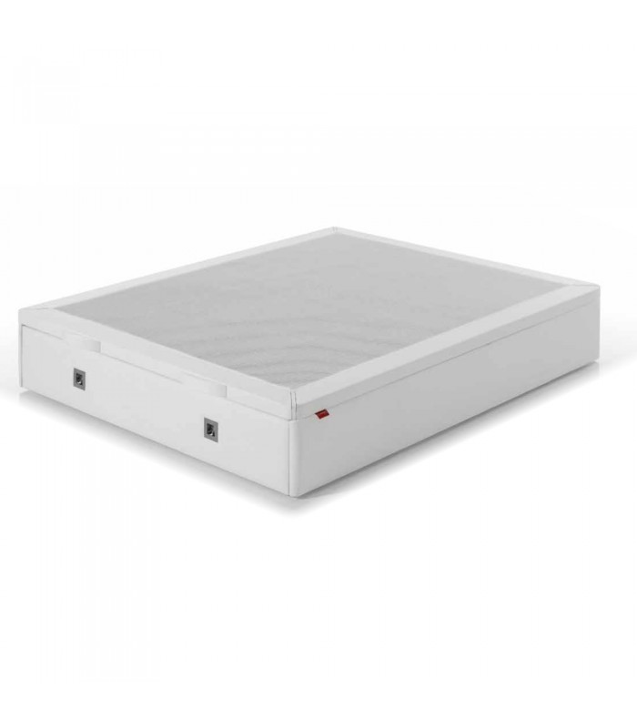 Canapé Karen tapizado con tapa perfilada e hilo contrastado