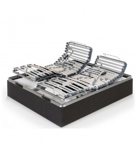 Canapé Olga de Hernaval abatible con somier articulado eléctrico