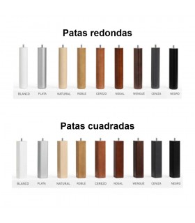 Patas para base tapizada 3D