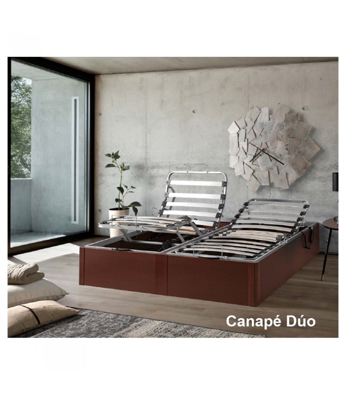 Canapé Dúo Estambul con somier articulado eléctrico