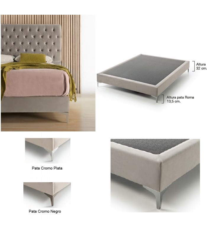 Detalles de canapé Roma, tapizado en Brunei 5 (Serie 3)