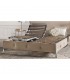 Cama completa S 303 con somier articulado tapizada en Brunei 4 (serie 3)