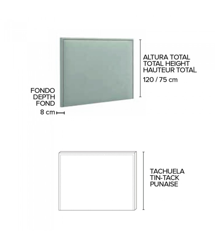 Cabecero Roma, medidas