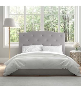 Cabecero tapizado Grecia, acabado Koral 3 Plata