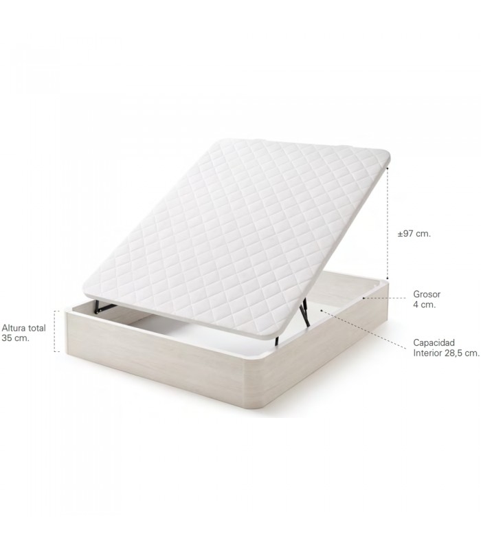 Dimensiones de Canapé abatible Dana