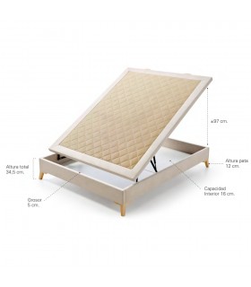 Dimensiones de canapé S520