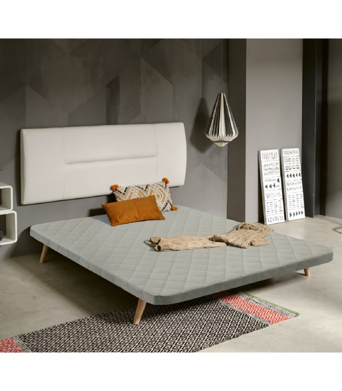 Base tapizada Deluxe con pata nórdica