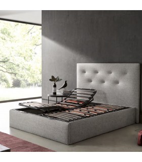 Canapé Elena con somier articulado eléctrico