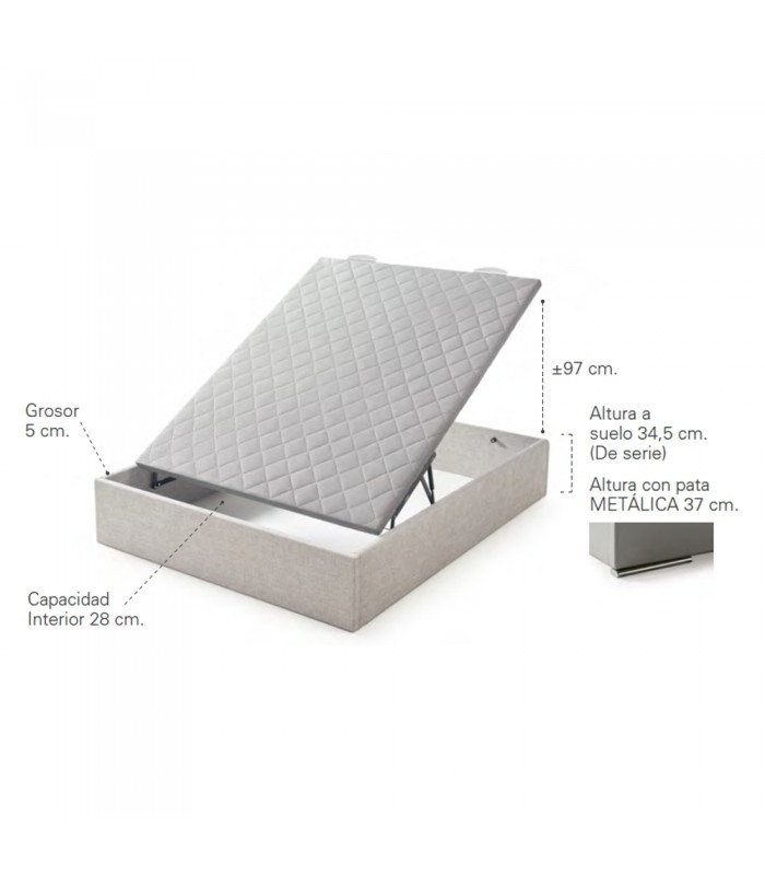 Dimensiones de Canapé S460