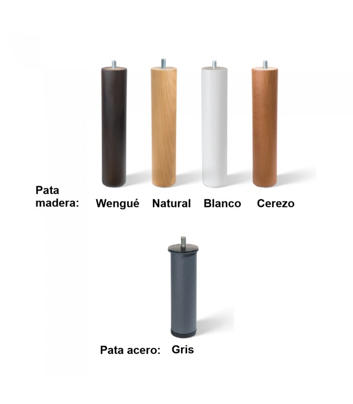 Patas  para somieres de lamas