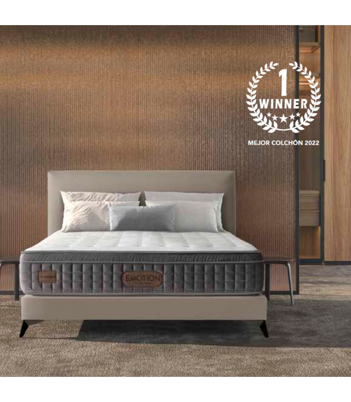 Colchón La Premier Emotion con muelles ensacados y tejido Fresh Quality