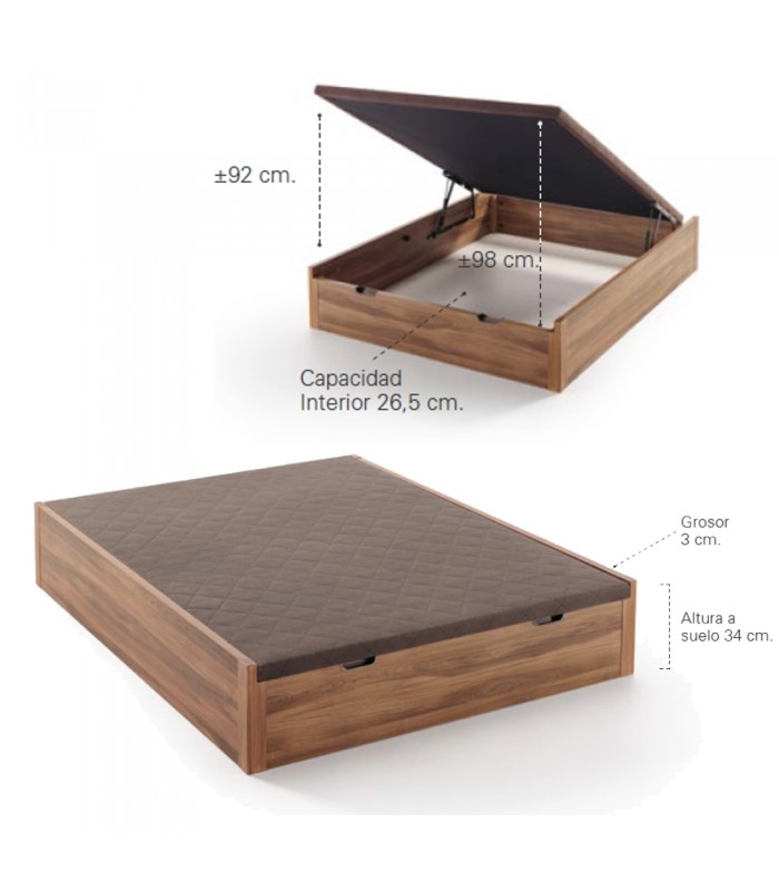 Canapé abatible S250