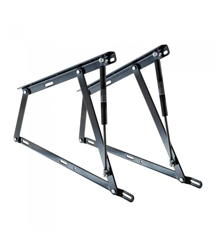 Conjunto de 2 bisagras con pistones de gas para canapé abatible