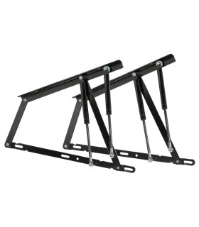 Conjunto de 2 bisagras de doble pistón