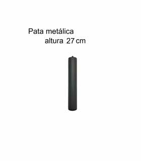 Pata metálica para somier o base tapizada